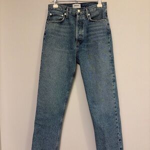 AGOLDE 90'S Pinch Waist High Rise Straight Leg Jeans LIKE NEW